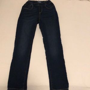 Girls Old Navy skinny jeans size 10-12 dark blue